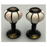Collectible Miniature Dynasty Hina Dolls Set Tabletop Ceramic Decoration Japanese Display Set 4" x 5"