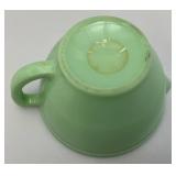 Vintage Jadeite Fire King Green Batter Mixing Bowl Ovenware 4 3/4" x 9 3/4"