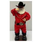 Holly Jolly Rock Santa Battery Operated  Dancing Santa In Original Box
