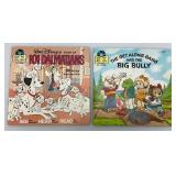 Group Of Vintage Albums Including Disney And More In Vintage Carrying Case