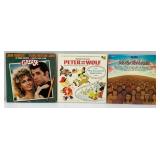 Group Of Vintage Albums Including Disney And More In Vintage Carrying Case