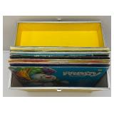 Group Of Vintage Albums Including Disney And More In Vintage Carrying Case
