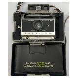 Vintage Polaroid 225 Land Camera In Case With Extras
