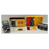Misc. Vintage Cameras Including Kodak X-15, Kodak Automatic 8 Movie Camera Both In original Boxes