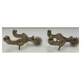 Pair Of Vintage Heavy Metal Spurs