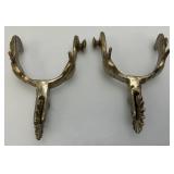 Pair Of Vintage Heavy Metal Spurs