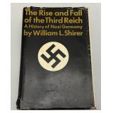 1960 "The Rise And Fall Of The Third Reich" By. William L. Shirer (Dust Cover Beat up)