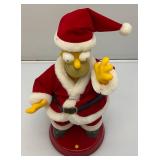 Collectible Homer Simpson 14" Battery Operated Animated Singing Santa Homer (Works)