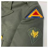 Vintage Military Uniform Jacket 39L, 15-33 Long Sleeve Shirt And 31 x 33 Pants