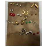 Large Group Of Misc. Earrings, Vintage Brooches And More