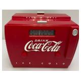 Vintage Collectible Miniature Coca-Cola Cooler Am/Fm Radio And Cassette Player (Works)