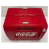Vintage Collectible Miniature Coca-Cola Cooler Am/Fm Radio And Cassette Player (Works)