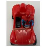 1976 Collectible Spiderman In Dune Buggy Toy Car 2 3/8" x 2 1/2" x 4 3/4"