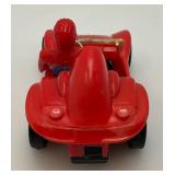1976 Collectible Spiderman In Dune Buggy Toy Car 2 3/8" x 2 1/2" x 4 3/4"