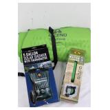 Ascend Deep Creek Regular Sleeping Bag, Solar Shower & Water Carrier Mixed Lot