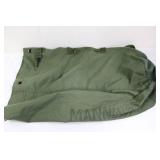 Military Style Duffle Bag and Entrenching Tool With Carrier
