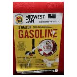 Midwest Can Gas Cans Mixed Lot 1.25 & 2 Gallon