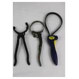 Grip Wrench & Adjustable Strap Wrench Mixed Lot
