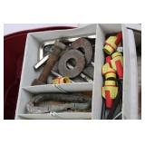 Plano Tackle Box With Hardware & Tools Mixed Lot