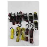 Mixed Lot Cargo Tie-Down Straps & Ratchets (11 PC)