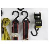 Mixed Lot Cargo Tie-Down Straps & Ratchets (11 PC)