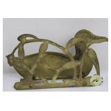 Penco Duck Napkin Holder Brass 6" Long