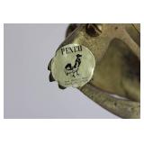 Penco Duck Napkin Holder Brass 6" Long