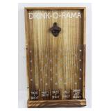 Drink-O-Rama Wall Mounted Bottle Opener Game 21" tall