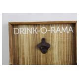 Drink-O-Rama Wall Mounted Bottle Opener Game 21" tall