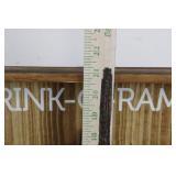 Drink-O-Rama Wall Mounted Bottle Opener Game 21" tall