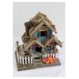 Sunset Vista Lake Front Cottage Birdhouse Model 2041 9" tall