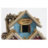 Sunset Vista Lake Front Cottage Birdhouse Model 2041 9" tall