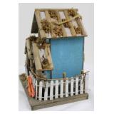 Sunset Vista Lake Front Cottage Birdhouse Model 2041 9" tall