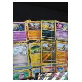Pokemon Trading Card Mixed Lot With Binder Pages & Sleeves