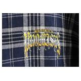 Broken Promises Plaid Flannel Shirt X-large
