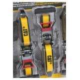CAT 1509950 4-Piece Ratchet Tie Down Set 16 Ft X 1.5 in