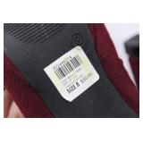 Bella-01 Burgundy Lace-Up High Heel Boots Mixed Lot (2 Pairs)