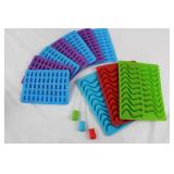 Silicone Candy Molds & Transfer Pipettes Mixed Lot