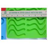 Silicone Candy Molds & Transfer Pipettes Mixed Lot