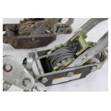 Lever Chain Hoist Set (Lot of 2)