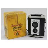 Vintage Brownie Reflex Synchro Model Camera With Box