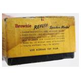 Vintage Brownie Reflex Synchro Model Camera With Box