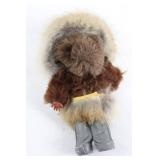 Fur-Clad Doll Trio (Lot of 3)