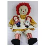 Raggedy Ann Style Doll Set (Lot of 3)