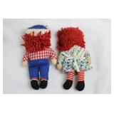 Raggedy Ann Style Doll Set (Lot of 3)