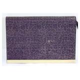 ALDO Purple Metallic Clutch Wallet