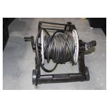 Retractable Hose Reel Cart With Hose