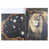 Lion Two-Piece Wall Art Set