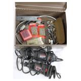 Dremel 395 & Craftsman Rotary Tool Mixed Lot in Metal Case
