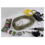 RadioShack Electrical Tape, Solder, Soldering Irons & Work Light Mixed Lot